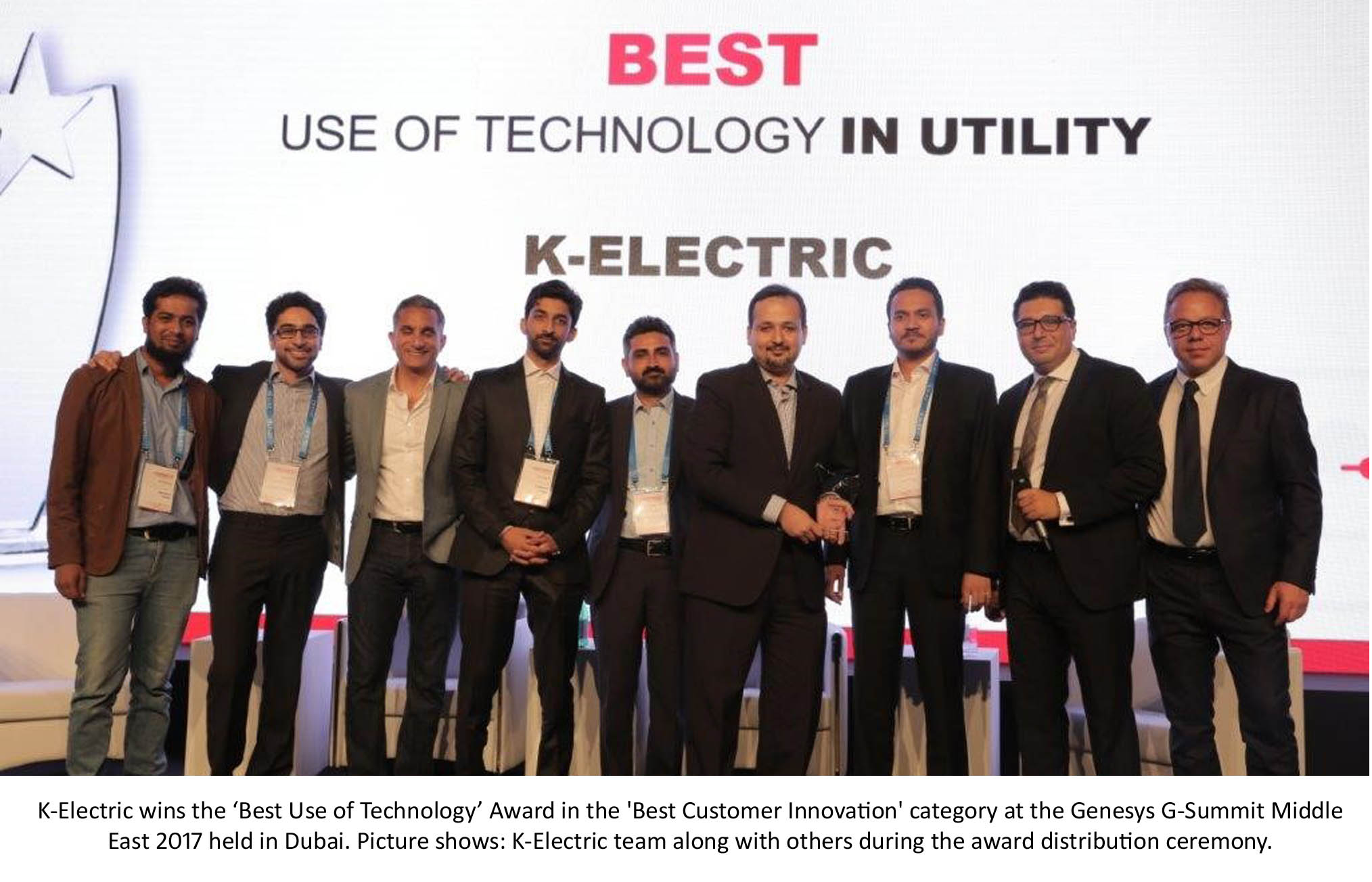 K-Electric Customer Care Excellence Wins Regional Award for Best Use of Technology