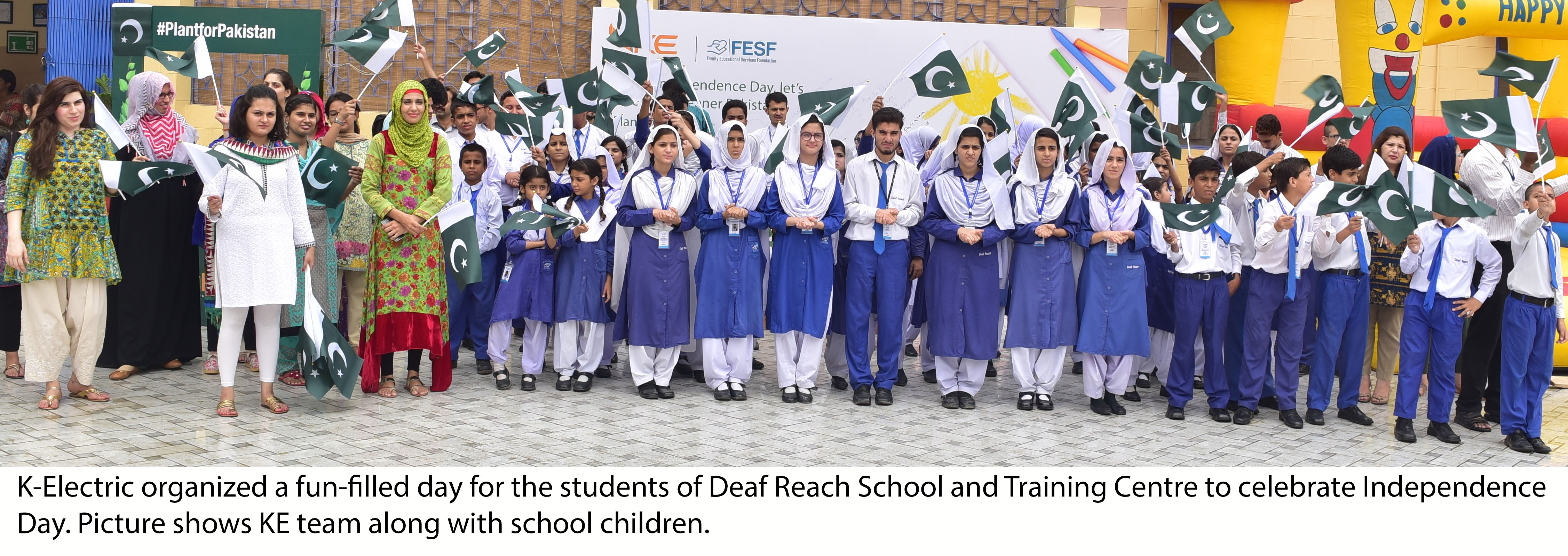 K-Electric-team-visits-Deaf-Reach-School-to-celebrate-Independence-Day