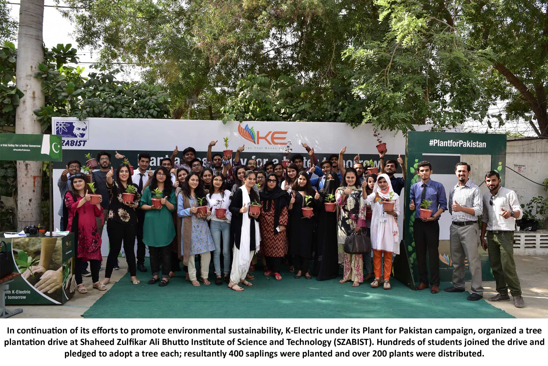 KE Promotes Environmental Sustainability in Partnership with SZABIST